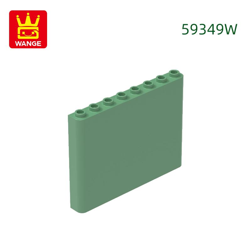 17Pcs/lot 59349 1x6x5 Houses Wall Construction Blocks MOC Accessories Works With Featuring Bricks Children Playthings Present Bo