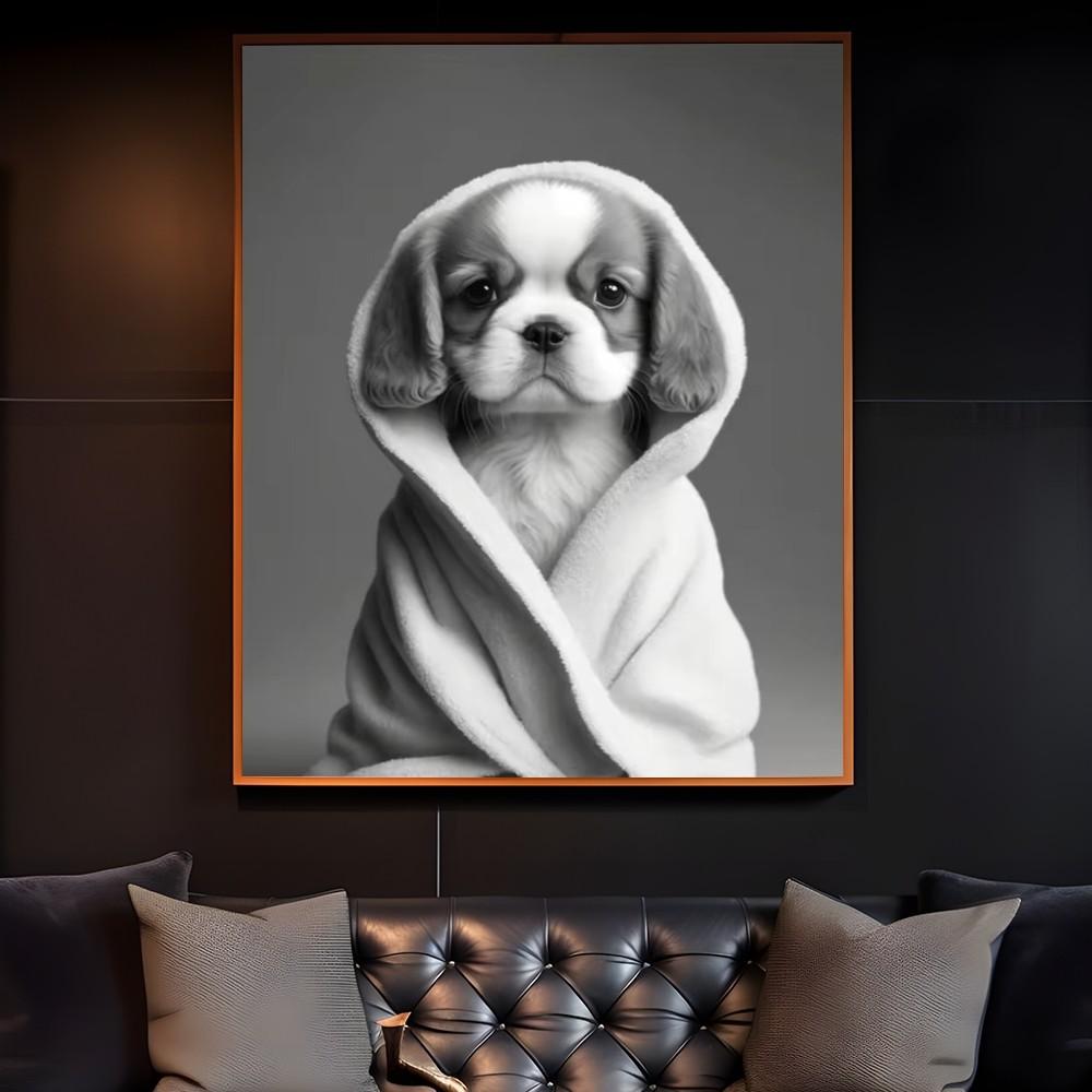 Alpaca Deer Cat Dog Panda Funny Gift Poster Sticky Wall Art Printing Waterproof Home Living Bed Room Bar Hallway Aesthetic Decor