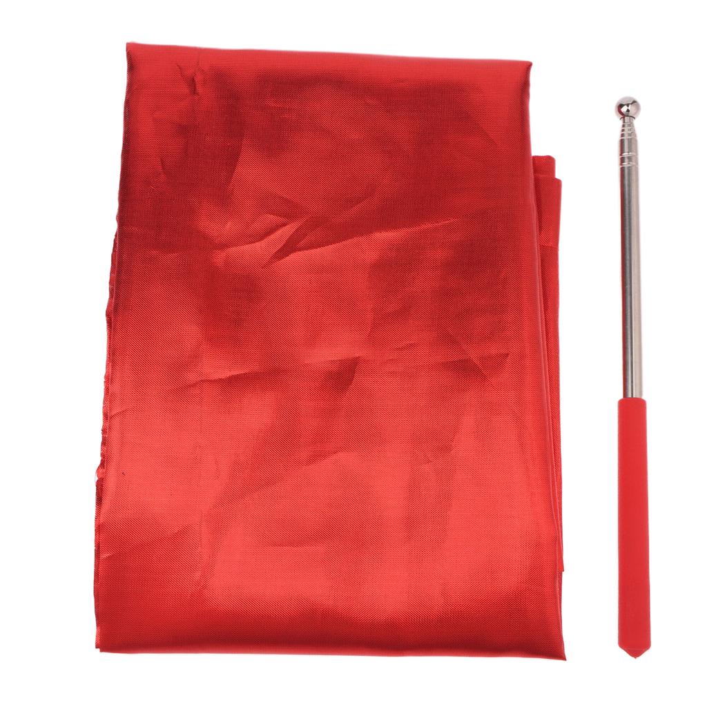 Belly Dance Props Flag Church Performance Accessories 190*140Cm Gradual Colors Belly Dance Props Semicircle Flags With Sticks