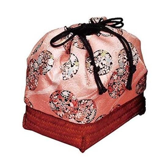 Tea utensils ceremony outdoor Genji basket set (Rikyū bowl small resin-made sunpachi natsume whisk bamboo scoop tube cloth folding washi paper sweets