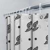 Butterfly Shower Curtain Black White Patterned Fabric Bathroom Decor Waterproof Liner Easy Install For Bathtub Sink Area Size Cu