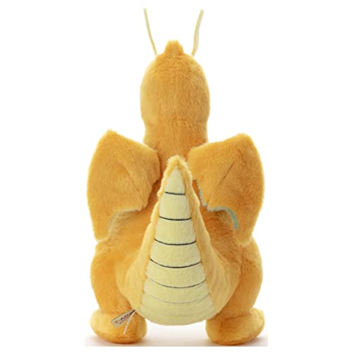 Takara Tomy Arts Pokemon Du hast entschieden Plüschtier Dragonite ca. 27 cm groß.