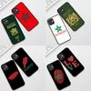 Soft Cover for Apple iPhone 13 12 Mini XS 11 Pro Max 7 8 Plus + XR SE 2022 2020 SE3 Coque Phone Case Morocco Flag
