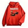 Sudadera con Capucha Estampado de Ardillas de Dibujos Animados Unisex Holgada Streetwear Sudadera con Capucha Pullover Hombre Casual Diaria Promoción Tops