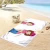 Meg Griffin Print Beach Towel, Large Soft Quick Dry Towel for Beach Camping Swimming