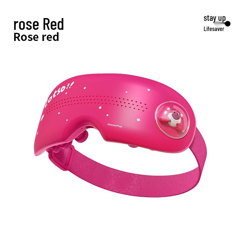 S600 Smart Strawberry Bear Eye Massager - Airbag Voice-Activated Eye Protector