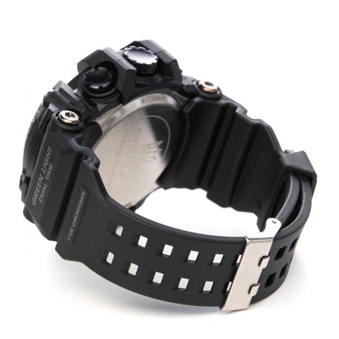 Men's Sports Tactical Watch Besta Power Black with Stopwatch and Alarm Clock