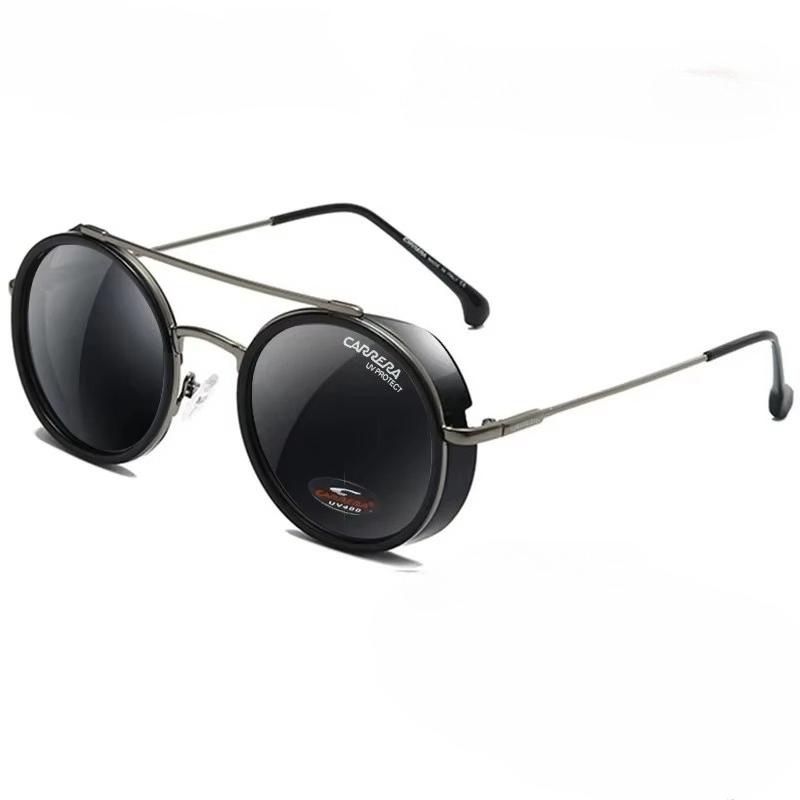 Carrera Retro Sonnenbrille Vintage für Damen und Herren Sport Fahren Metallrahmen UV400 Brillen Pilot Sonnenbrille für Damen 167/S