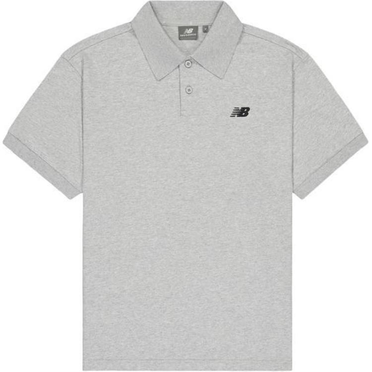 New Balance Polo Shirt Men s Gray NFE21011-MGR XXL