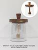 1/2/3 Stück Honigglas aus Glas, Honigtopf, luftdicht, fortschrittlicher, versiegelter Glastank, Mischstab mit Holzdeckel, transparente Honigflasche