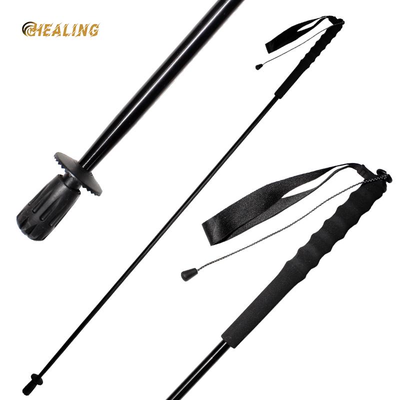 Aluminium Alloy Trekking Pole 5-Section Telescopic Folding Climbing Sticks for Hiking Mountaineering Trekking Pole