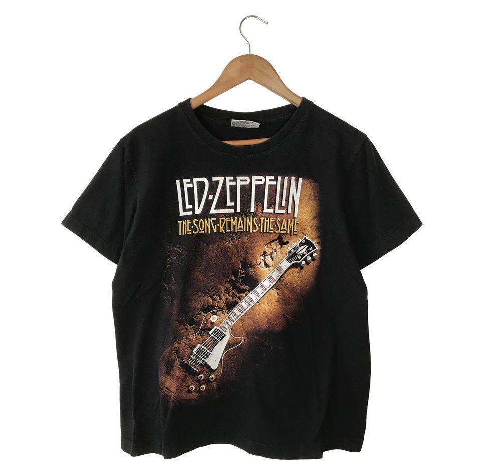 

Led Zeppelin Band Basic Black Short Sleeve Unisex Tshirt Reprint S-5XL Unisex T-Shirt M