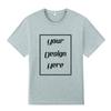 Streetwear Customized Pattern Print T-Shirt Harajuku Casual O Neck Short Sleeves Men Women Cotton T-Shirt