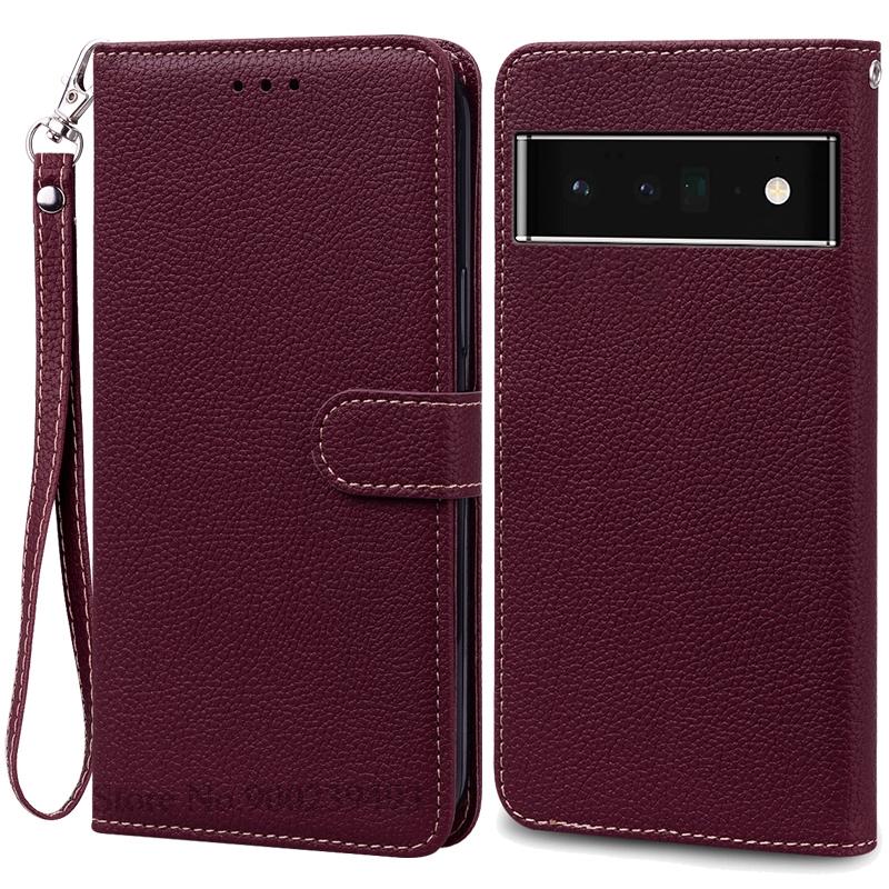 Pouzdro pro Pixel 6/6Pro/6A pro Google Pixel 6 Pro Pouzdro Flip Kožený Kryt peněženky pro Google Pixel 6A Pouzdro Ochranný Knižní Kryt Capa