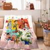 3D Printed Toy Story Cartoon Warm Soft Fluffy Blanket Suitable for Children and Adults, Sofa Bed Blanket Cover, Travel Gi