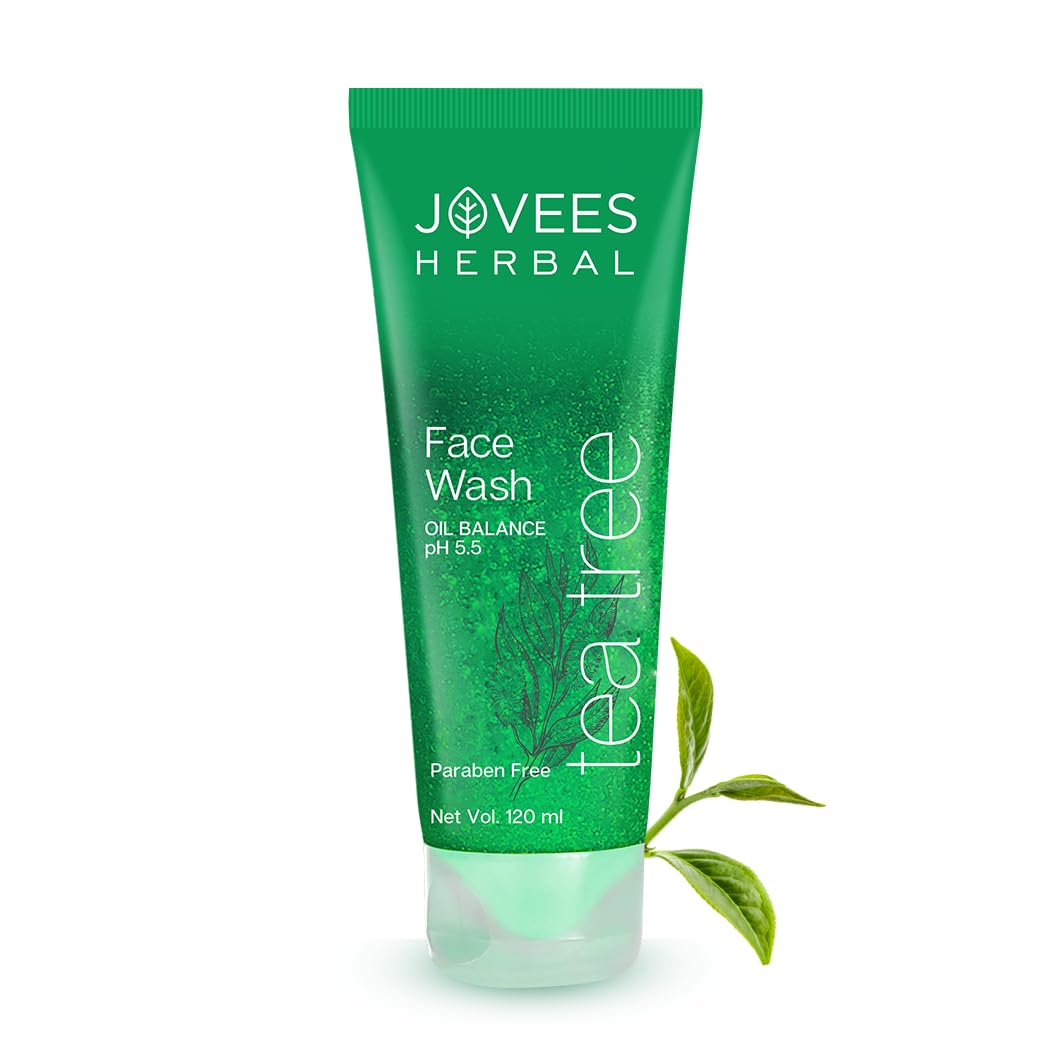 

Herbal Tea Tree Oil Control Face Wash for Oily & Sensitive Skin - 120ml 120 ml