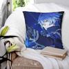 Game Role Flins Genshin Square Pillowcase Cushion Cover Pillow Case Throw Pillow Cover for Home Sofa Living Room