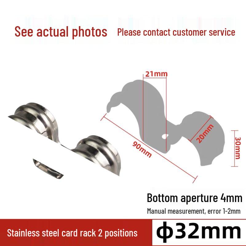 Single-Sided U-Shaped P-Shaped Stainless Steel Pipe Clamp for 16-20 Iron Conduit