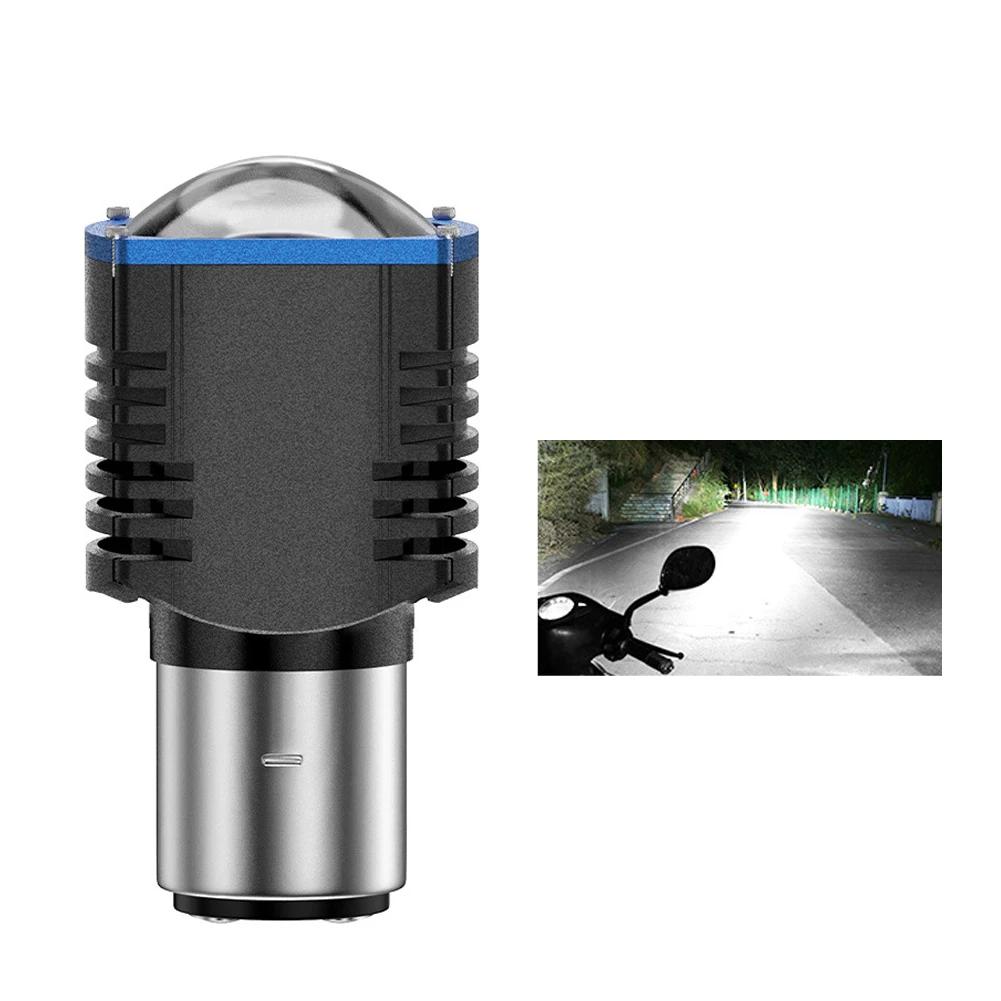 H4 LED Motorcycle Headlight Bulbs BA20D H6 Hi Low Beam Moto Light 3570 CSP Dual Color White Yellow Scooter Fog Lamp DC 12V 80V