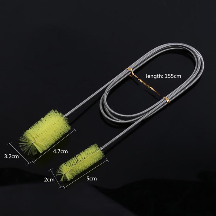 

Nylon Aquarium Pipe Cleaning Brush - Spring Brush for Inlet & Outlet Filters