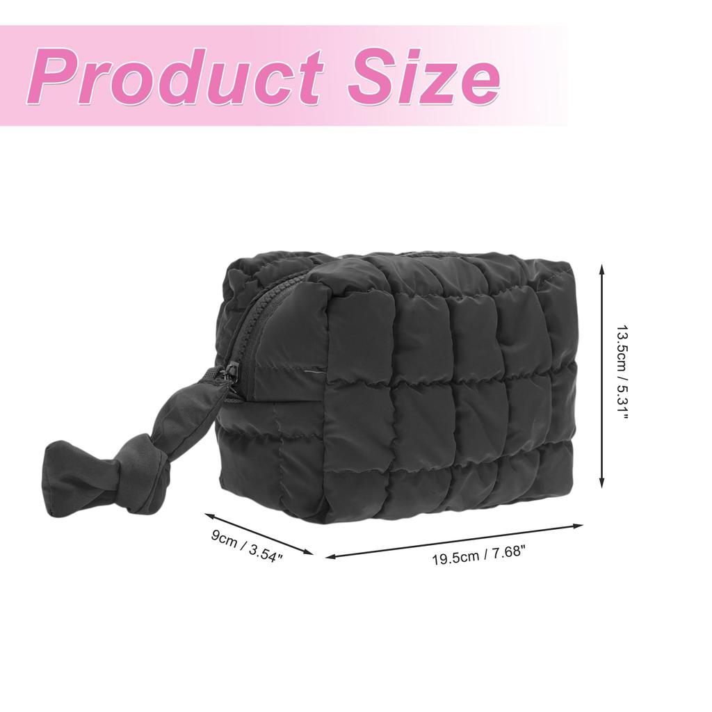 GLIDESMOOTH Makeup Gadget Travel Beauty Stylish Cosmetic Makeup Travel Convenient for Women and Black Pouch, Pouch, Pouch, Box, Popular, Carry,