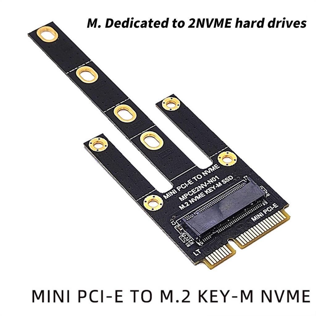 PCIE zu NVME Adapterkarte Board Konverter Erweiterungskarte Riser Unterstützt 2230 2242 2260 2280 NVME PCIE M-Taste