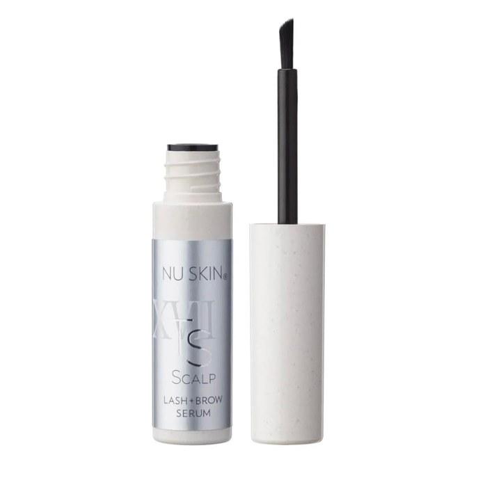 Nu Skin T.S. Scalp Lash + Brow Serum 5mL – Eyelash & Eyebrow Serum – Brush Tip – For Lash & Brow Volume – Unisex