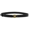 Women's Leather Belt with a Stylish Gregorio Buckle
