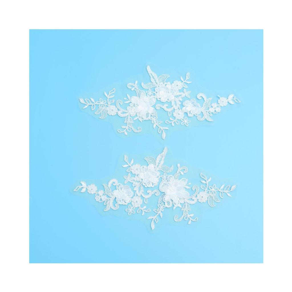 Three-Dimensional Bone Rope Embroidery Flower Cloth Sticker Diy Stage Clothing Accessories Women'S Clothing Skirt Hat Lace Decal To Flower