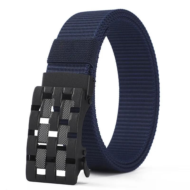 

Live Stream Nylon Automatic Buckle Belt Outdoor Tooling Tactical Pants Belt Military Training Belt Men Length 120CM Width 3.5CM