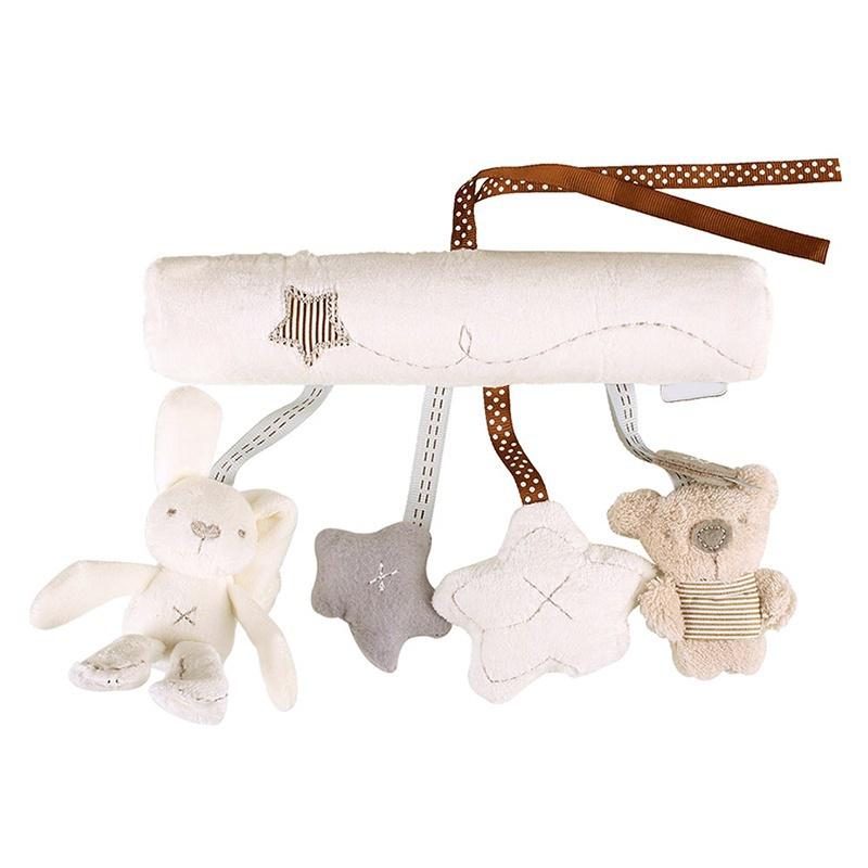 New Hot Mom & Pallas Baby Cradle Toy Soft Plush Rabbit Music Phone Products