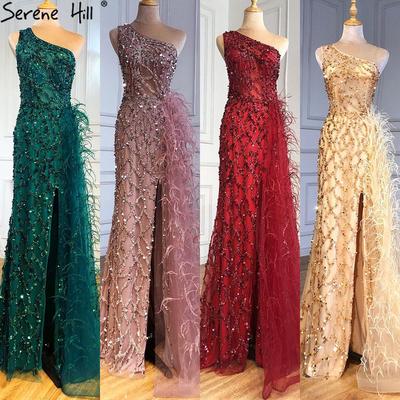 2025 Solid Color Sequin Sleeveless Slim Evening Dress