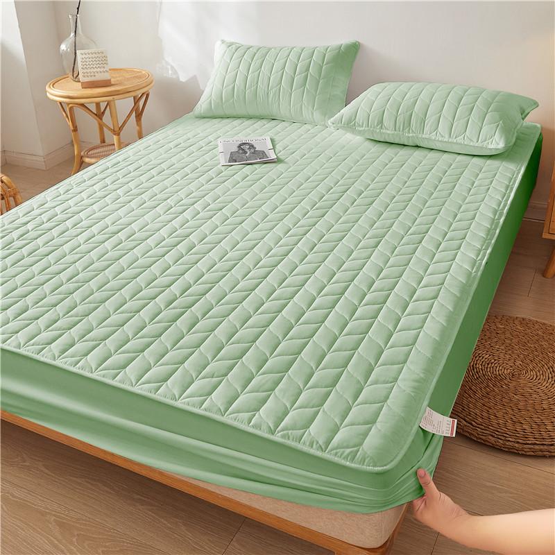 Waterproof Mattress Cover Quilted Bed Covers White Fitted Sheet tampa de colchão Home Bedspread Elastic Bedsheet(No Pillowcase)