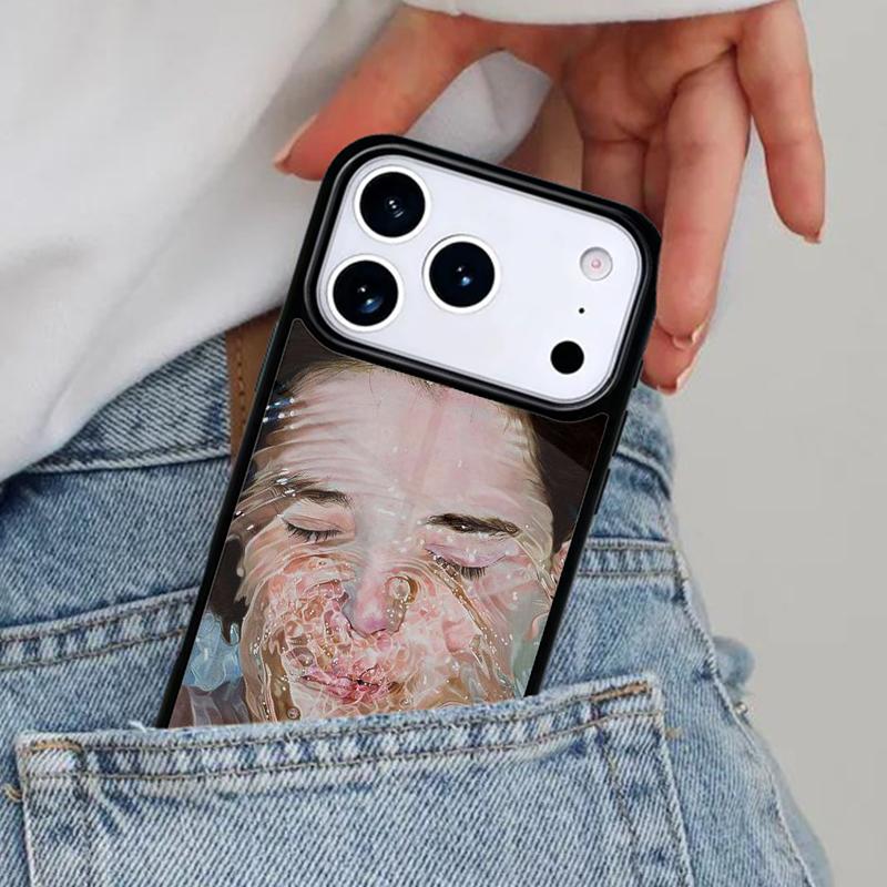 Abstract Art Underwater Boy Girl Phone Case for iPhone 16e 15 14 13 12 17 Pro Max Plus Air 17pro Cover Coque