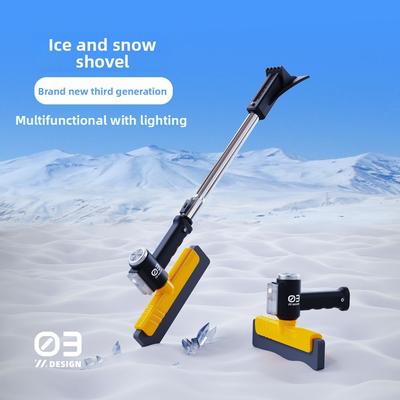 Multifunktionale Schneeschaufel Auto Glas Enteisungsschaufel Beleuchtung Schneeräumen Schnee Reinigungswerkzeuge Winter Schneeschaufel