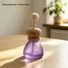 Cute Snowman Glass Diffuser Bottle, Mini Essential Oil Ornament, Creative Desktop Decor, Customizable with Logo