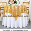 Nordic European Style Sequin Round Tablecloth for Events