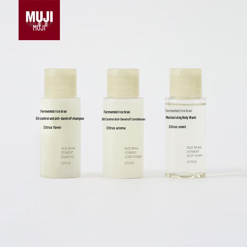 

MUJI Коллекция для ухода за волосами с ферментированными рисовыми отрубями