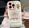 Cute Muppet Bear Holder Suitable for Huawei mate70pro Mobile Phone Case Pura80nova14/13 Honor