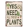Wall Hanging Metal Sign Decorative Art 20x30cm