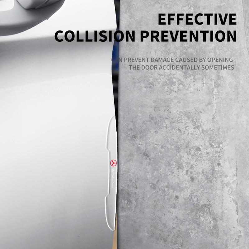 4 Stück Transparente Türkantenschutzleisten für Mercedes-Benz AMG A-Klasse B-Klasse C-Klasse E-Klasse S-Klasse CLA CLS GLA