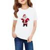 Camiseta de Manga Corta con Cuello para Niños Estampado Animal Top Casual Diario