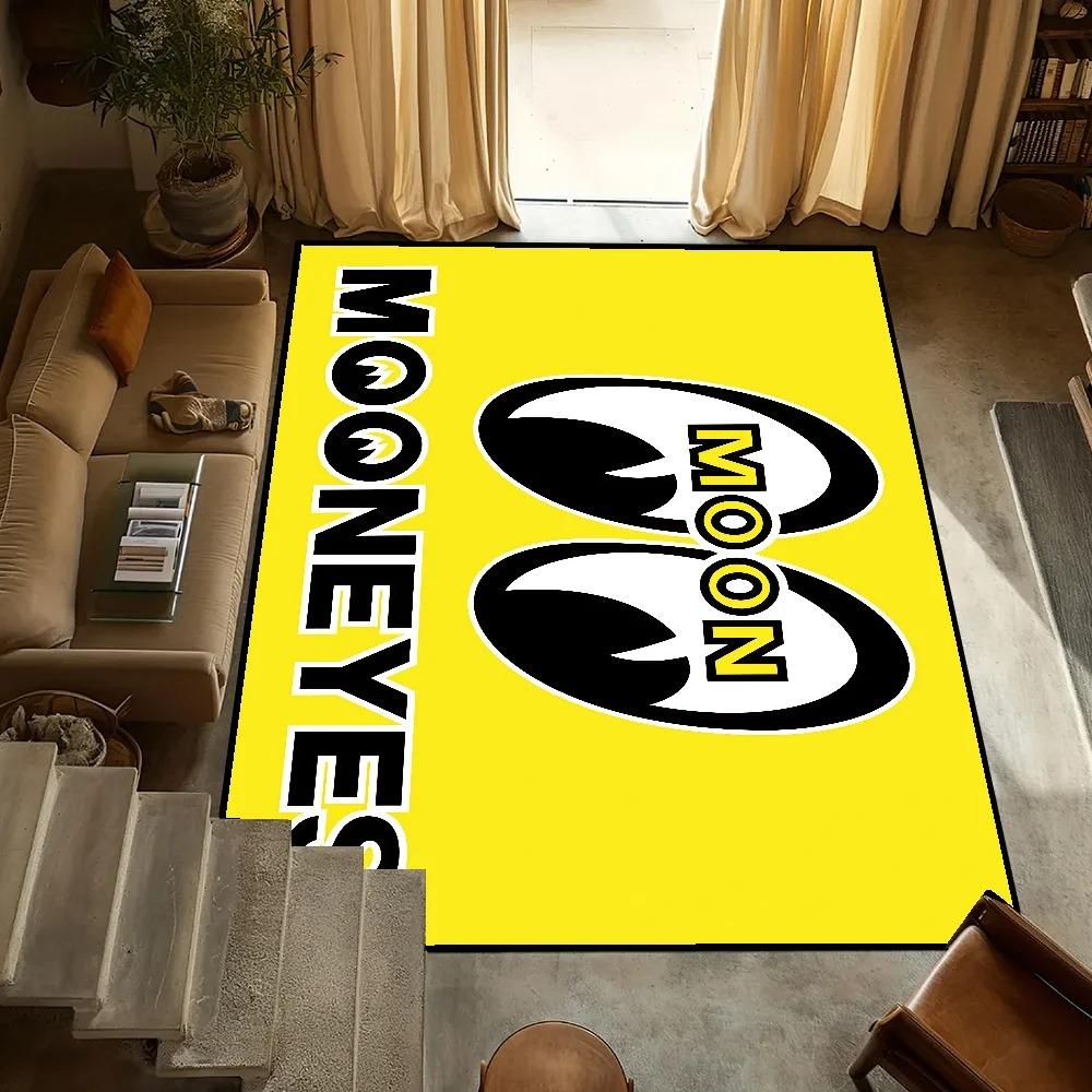 Small Mooneyes Carpet Anti-Slip Kitchen Bedroom Handmade Tufted Rug Carpet Living Room Entrance Decoration Exquisite Decoration
