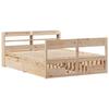 VidaXL Bed Frames Without Mattress 120x190 Cm Solid Pine Wood 3307140