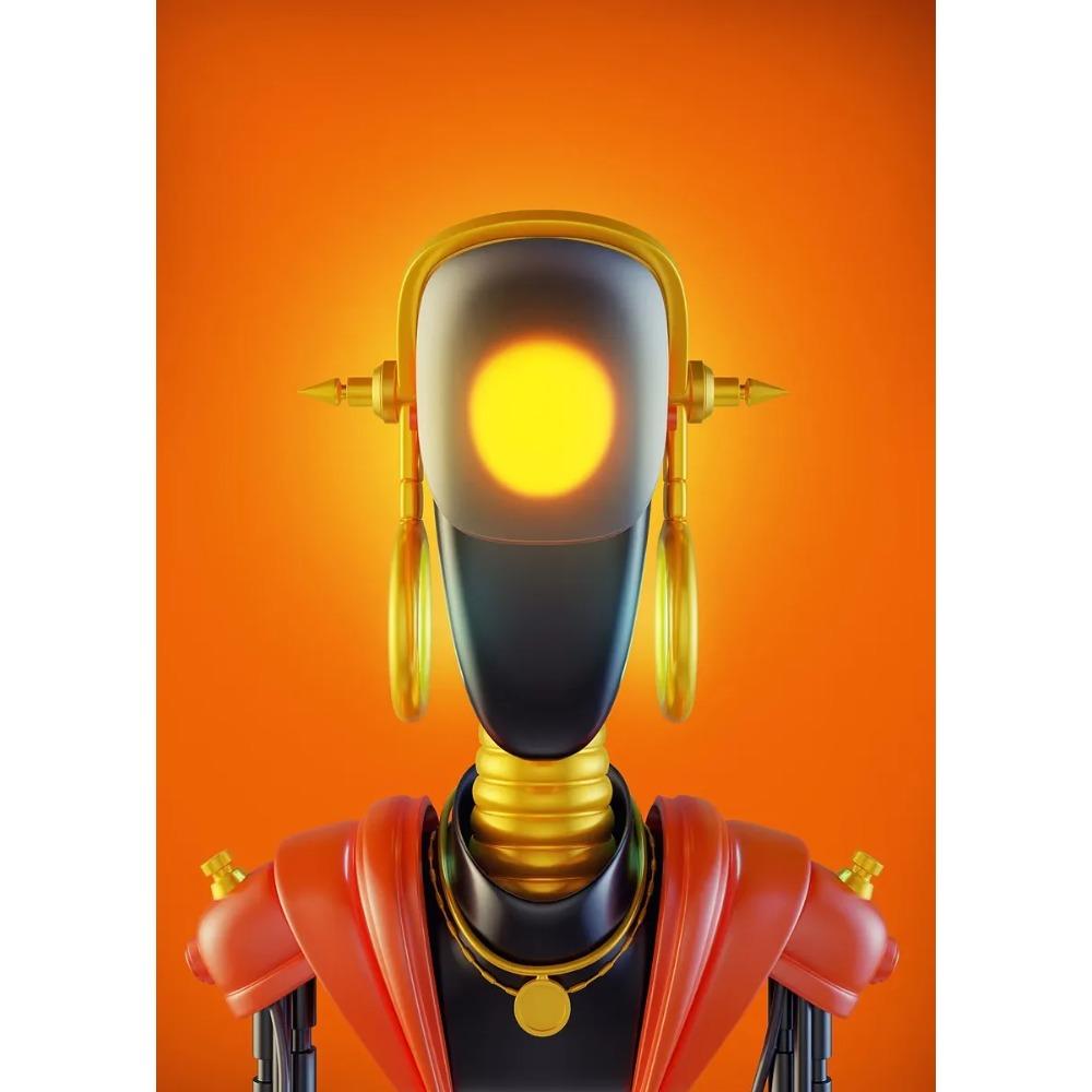 Realistické Abstraktní Roboti Surrealismus Plakáty Cool Robot Kněz Moderní Tisky Plátno Nástěnné Umění Obrázky Domácí Obývací Pokoj Dekor