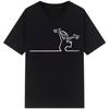 Style Streetwear Tee Round Neck Casual Tops Happy Fashion CamisetasT Shirt La Linea The Line Osvaldo Cavandoli TV