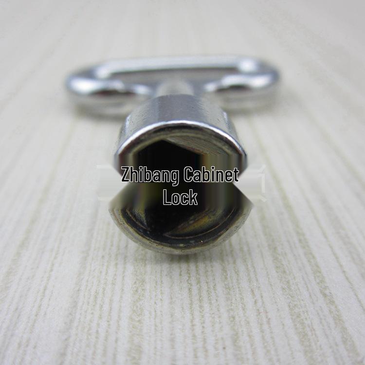 Dinbong Triangle Electric Cabinet Lock Key for Control Doors