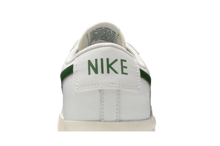 Men's Sneakers Nike Blazer Low Leather White Forest Green White/Sail-Forest Green