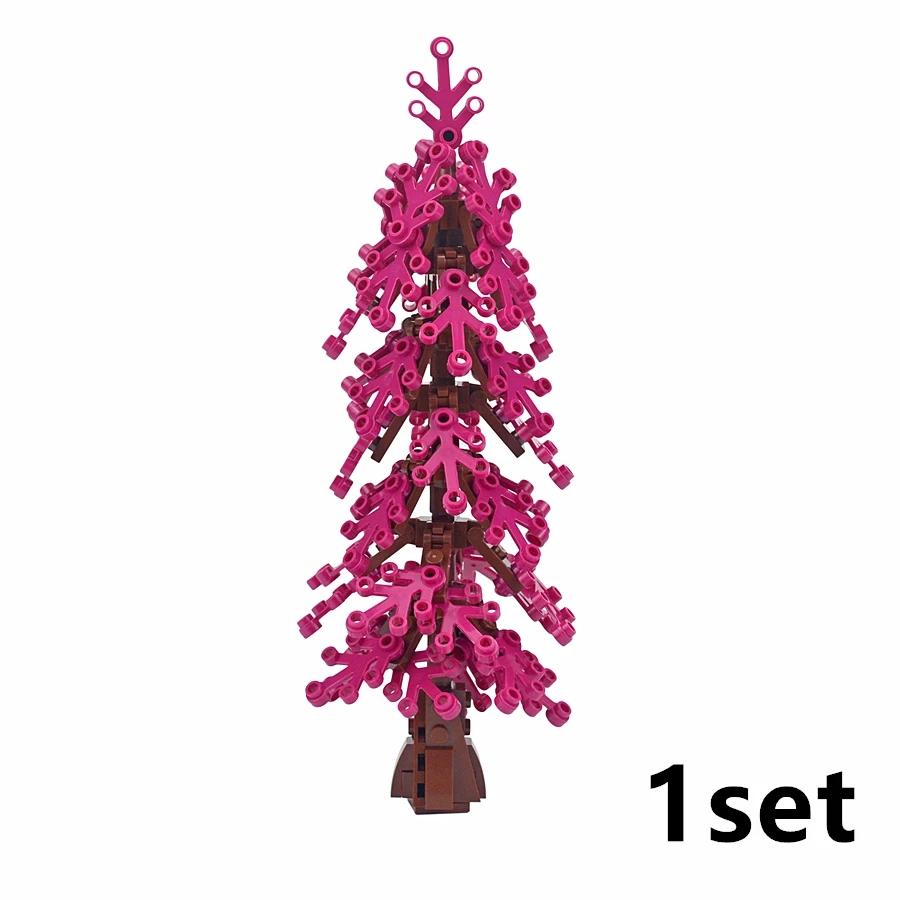 City Trees Cedar Building Blocks Redwood Block Toy Christmas Tree For Children Gifts Compatible Classic Brick Juguetes Kids Toys