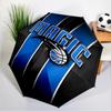 basketball Orlando Logo Umbrella 8-Frame for Travel, Camping, Casual Lightweight Portable Umbrella, Essential for Every Family Holidays Gift